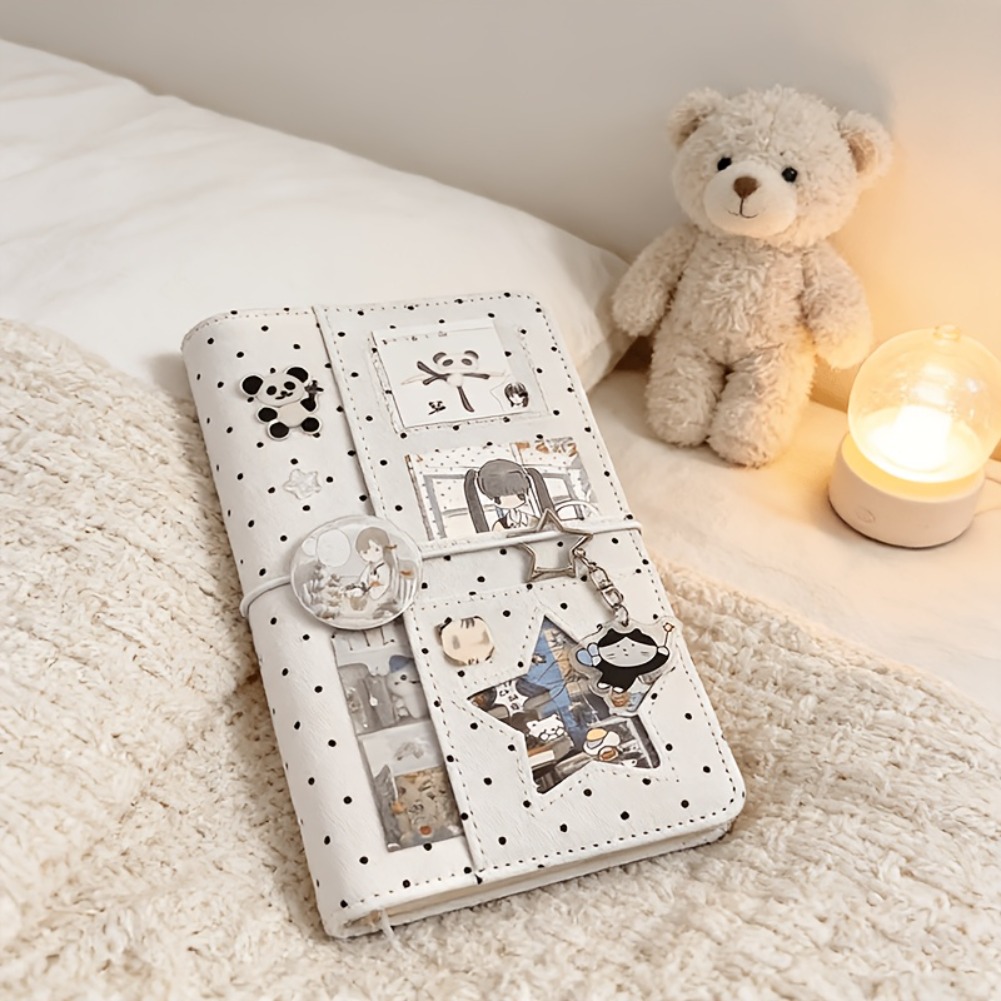 Graph Paper Pad - Caderno A6 de Pano com Bolinhas,