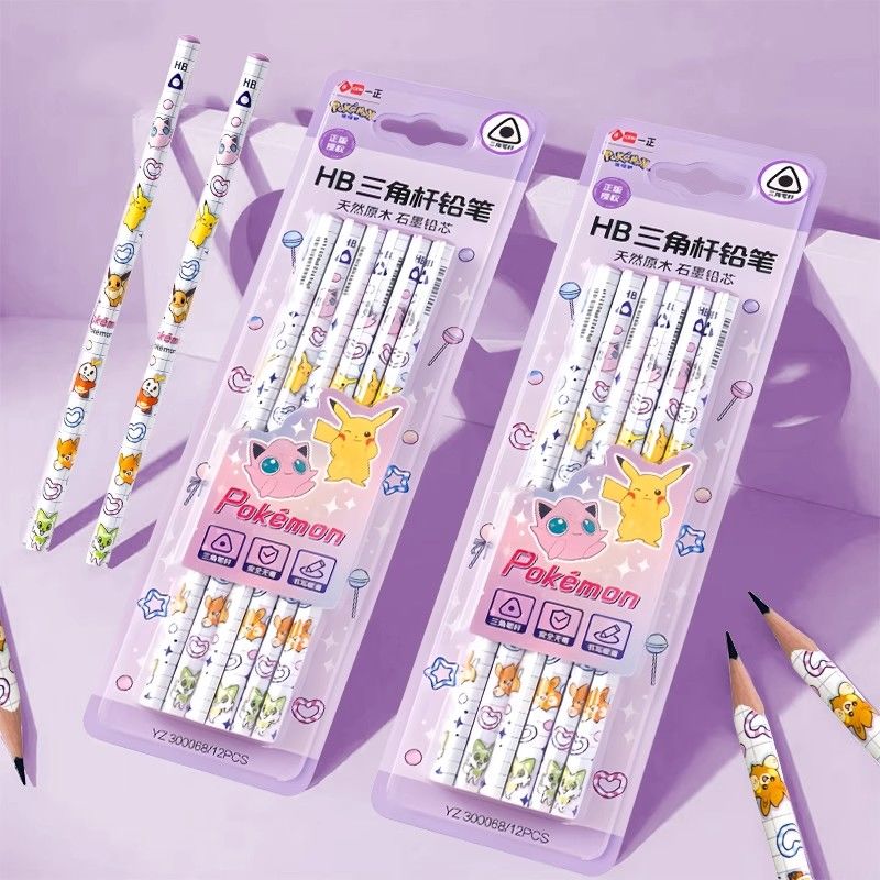 Supply Of Office Stationery - Lápis de Madeira Triangular Pokémon 2B,