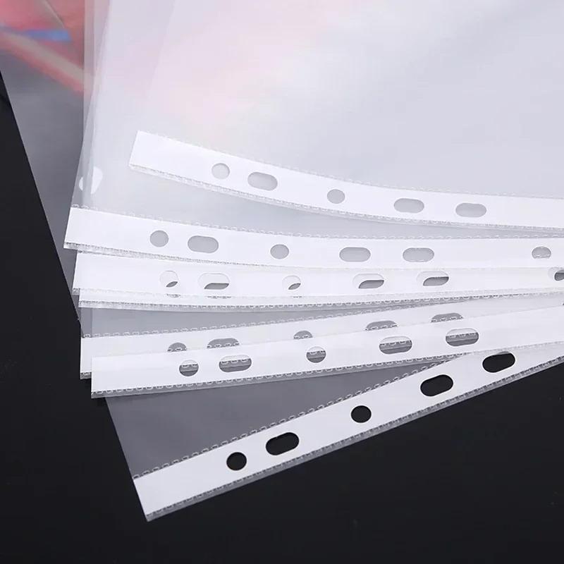 Binder Clip Assorted - 100 unidades de pastas plásticas transparentes