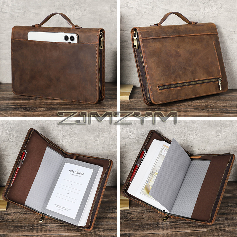 Stationery Supply Business - Capa de Caderno de Couro Retrô