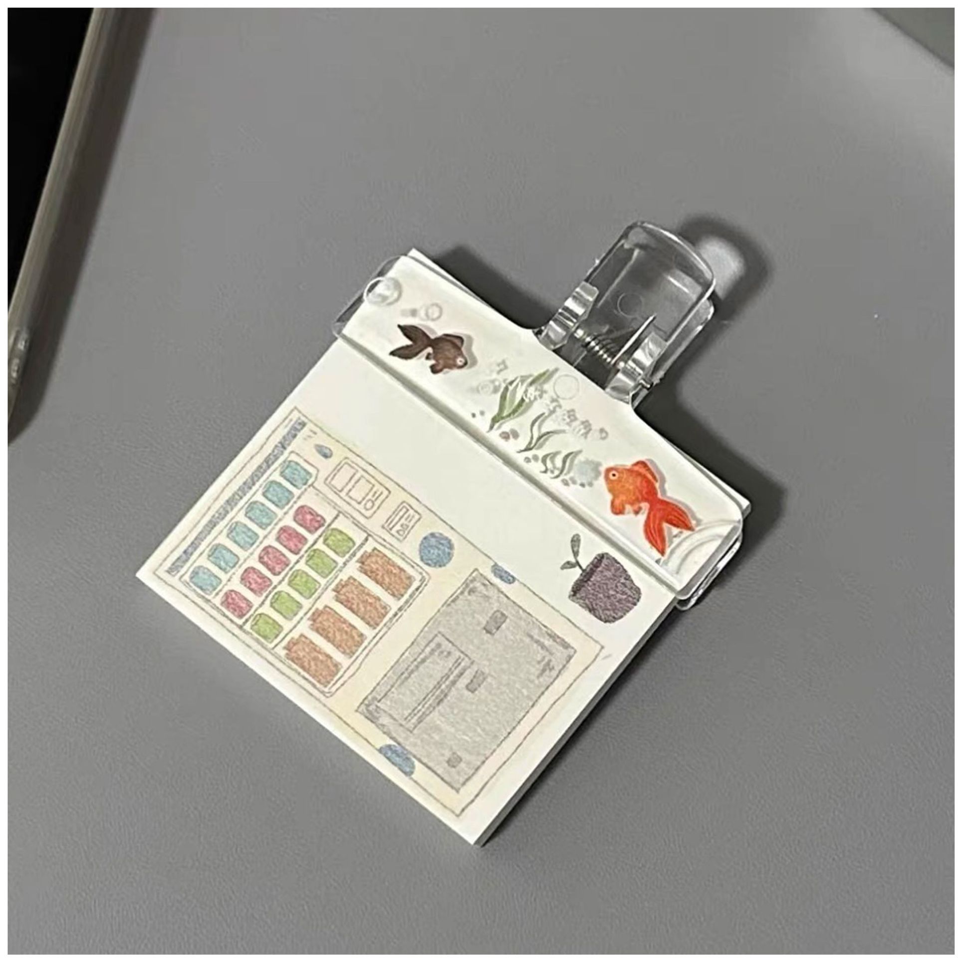 Binder Clip Assorted - Clipes de Acrílico Transparentes 1PC, Clipes