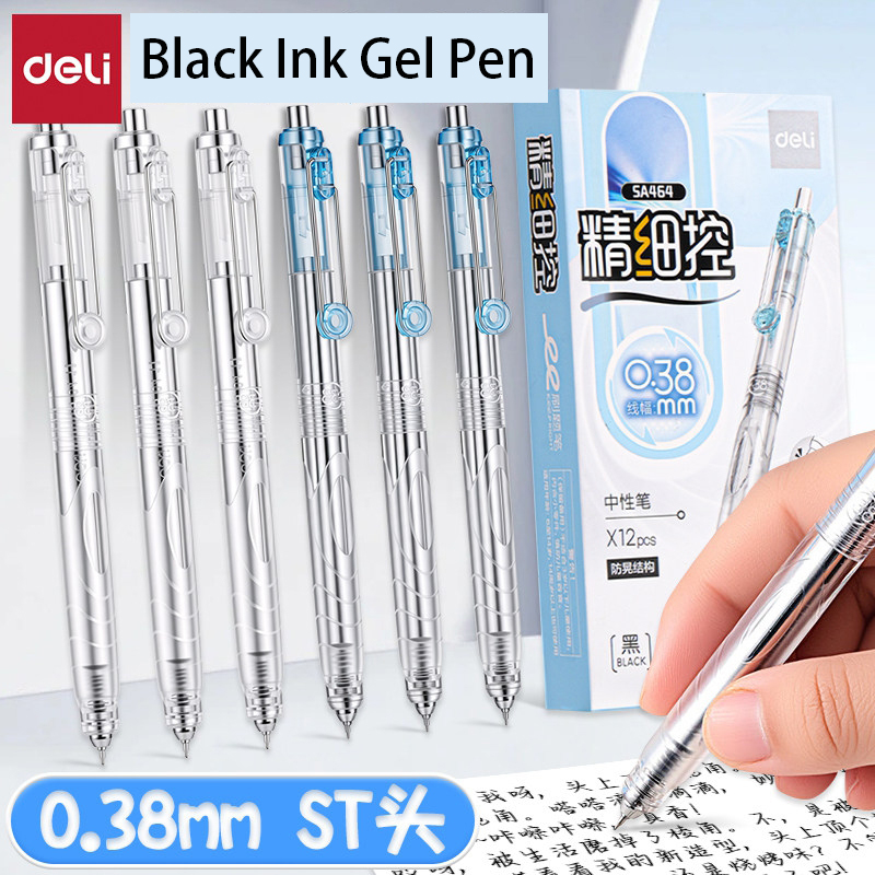 Supply Of Office Stationery - Canetas Gel de Tinta Preta de