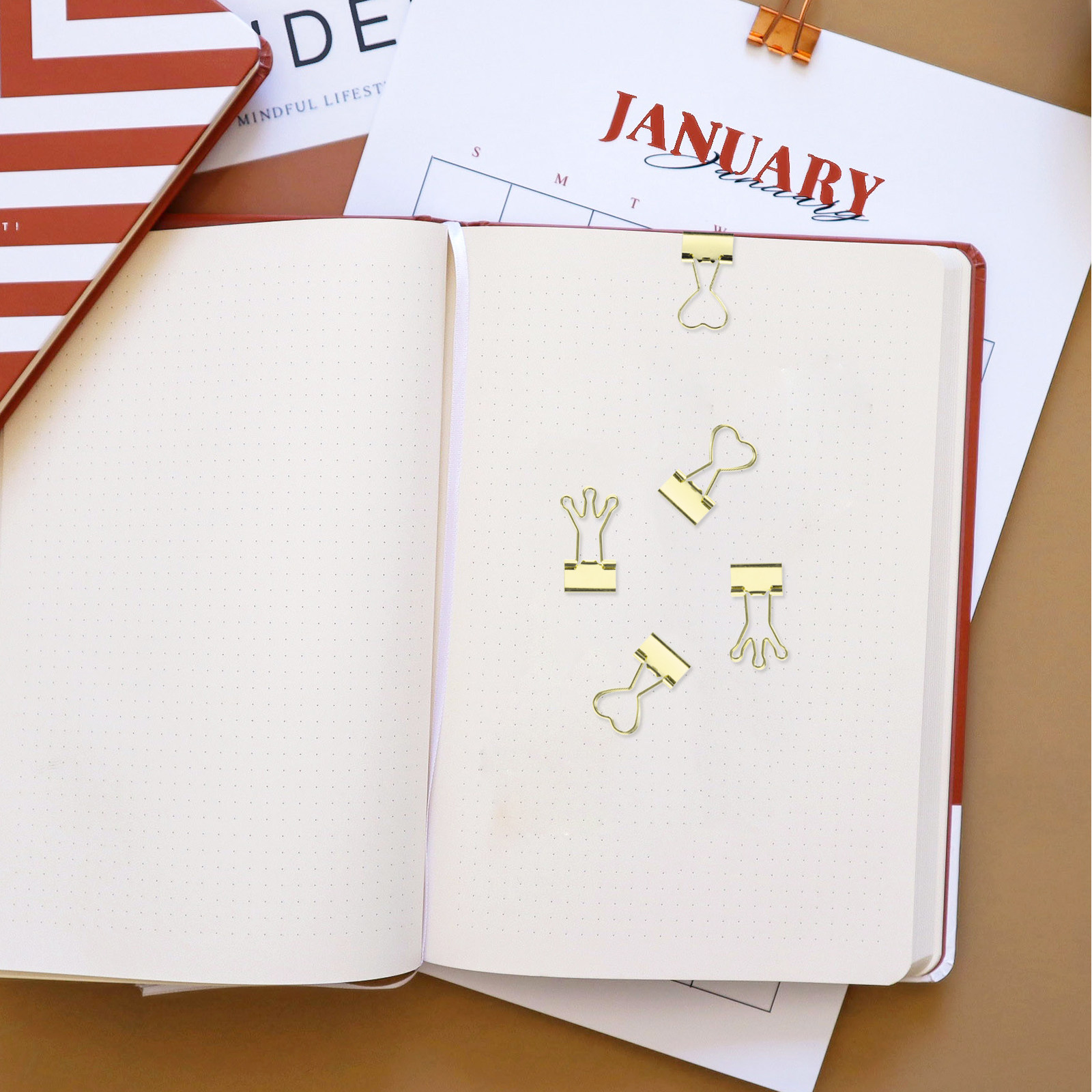 Binder Clip Assorted - Clipes de papel em formato de