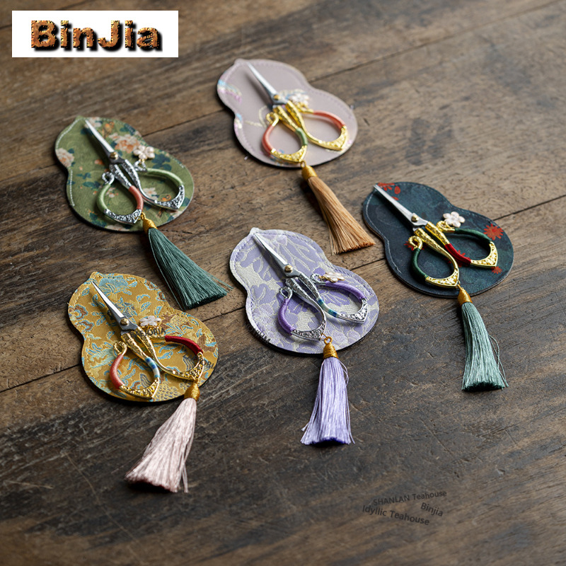 Scissors Stainless Craft - Tesoura de Aço Inoxidável com Borlas