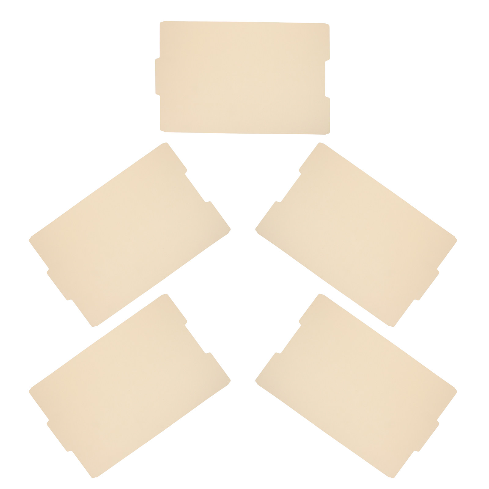 File Folder Hanging - 5 Pastas de Arquivo Manila Tamanho