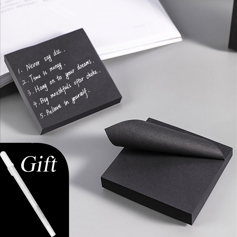 Office Stationery Supply List - Blocos de Notas Adesivas Pretas N