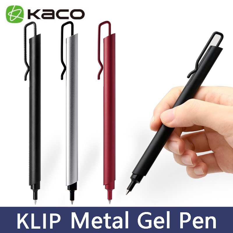 Stationery Supply Business - Kaco Metal Gel Pen 0.5MM Tinta