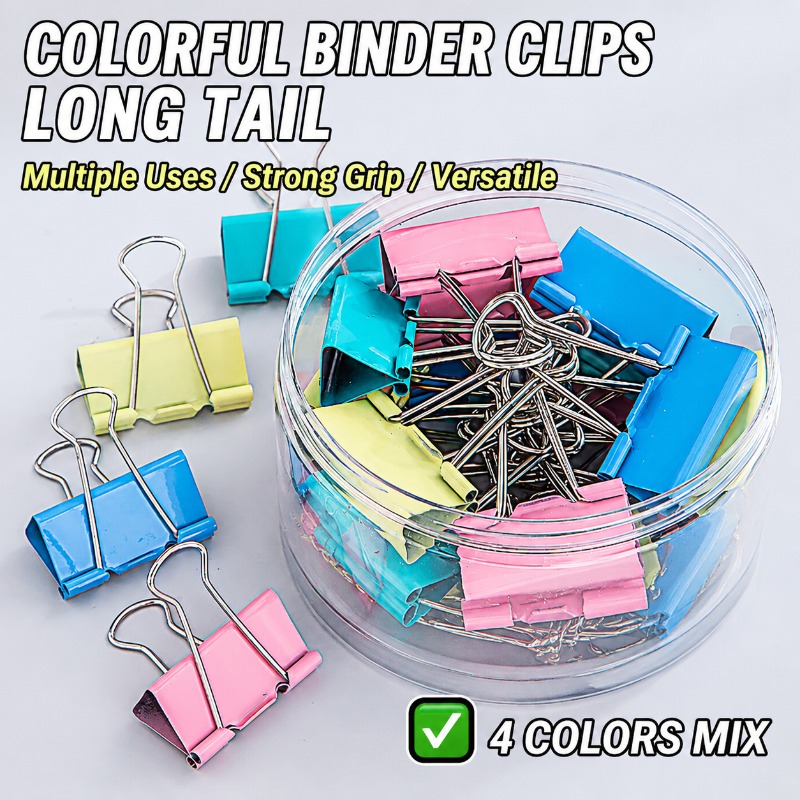 Conjunto de 40 Clips de Metal  - Binder Clip Assorted avaliação e preço