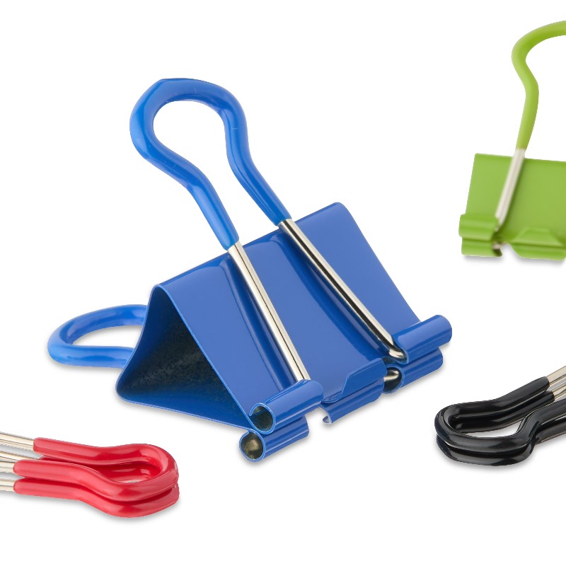 Clipes de Fixação Grip, Cores  - Binder Clip Assorted avaliação e preço