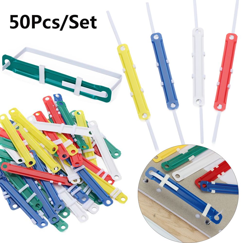 50 pçs/pçs/set arquivo prended - Binder Clip Assorted avaliação e preço