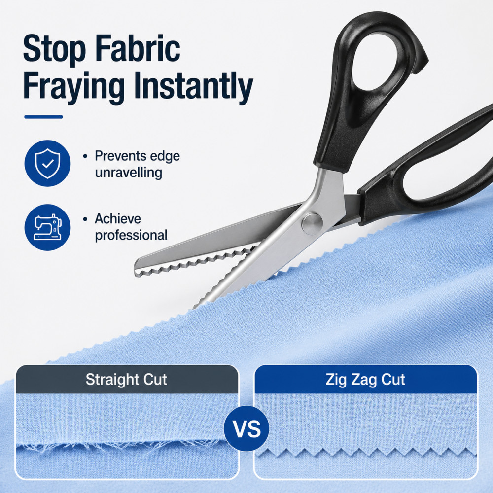 Tesoura de Picotar em Aço Inox - Scissors Stainless Craft avaliação e preço