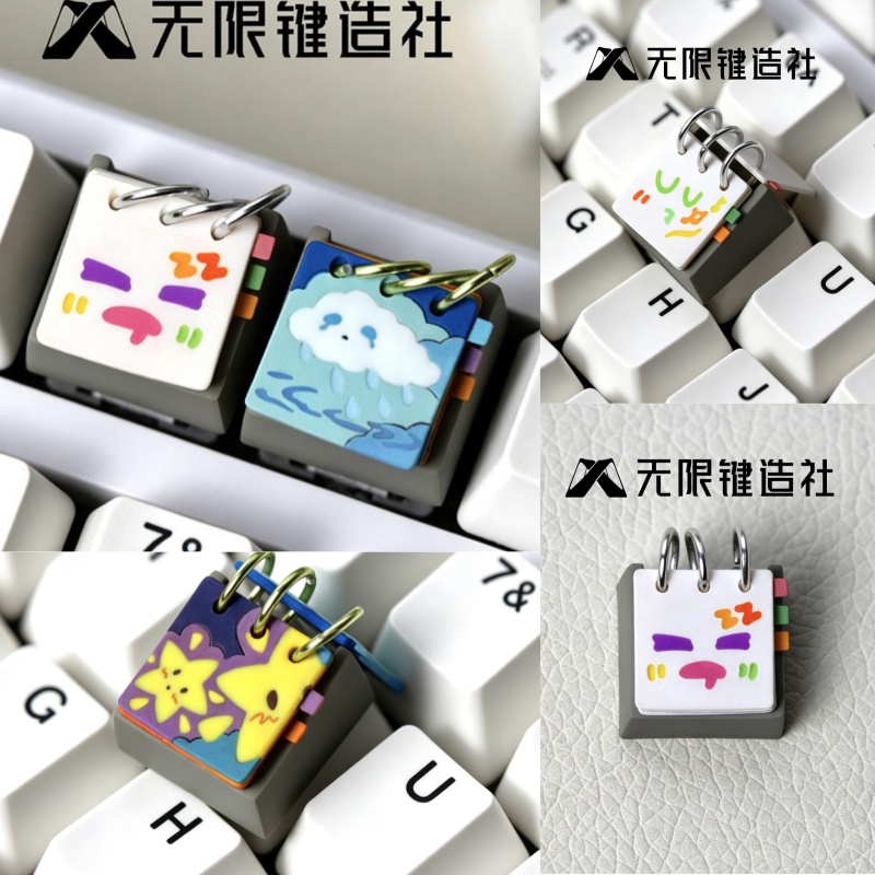 Wuxian Cute Calendar Resin Key - Ideal Stationery & Office Supply avaliação e preço