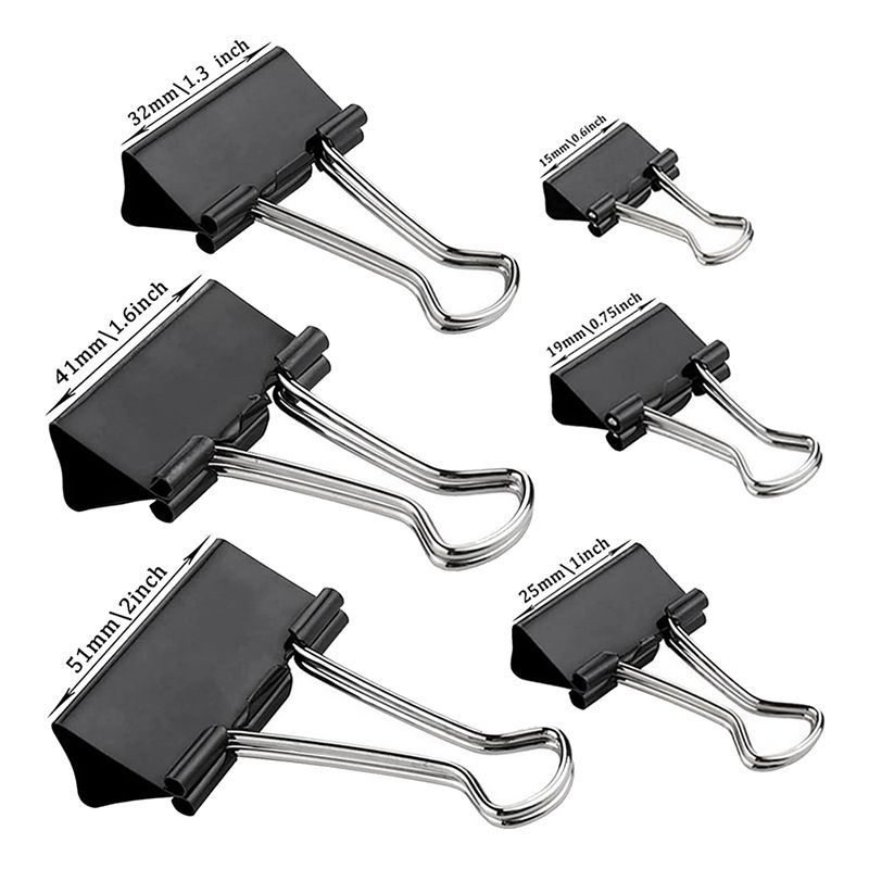 【2026 TOP Global】Clipes de Pap - Binder Clip Assorted avaliação e preço