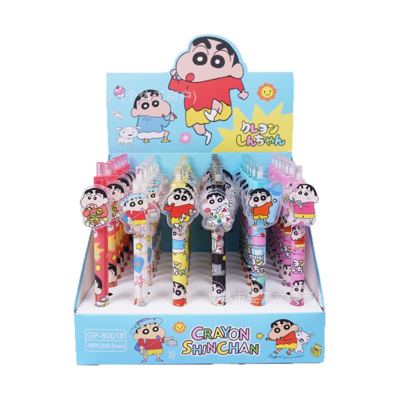 Caneta Gel Cartoon Crayon Shin - Supply Of Office Stationery avaliação e preço