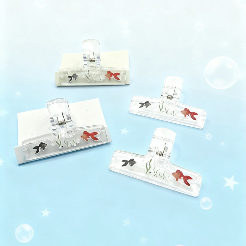 Clipes de Acrílico Transparent - Binder Clip Assorted avaliação e preço