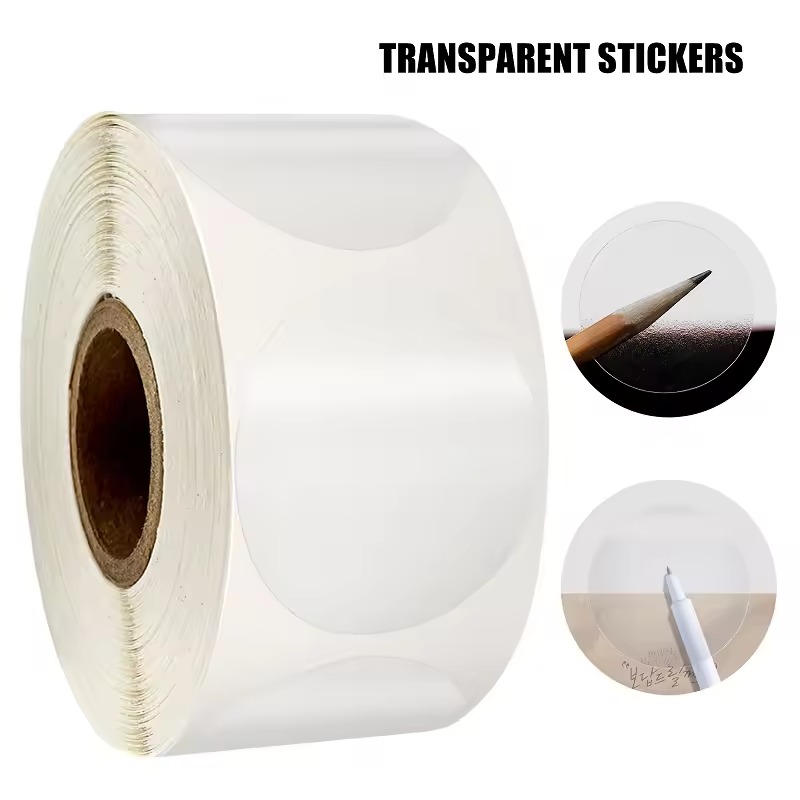 Adesivos Transparentes Circula - Sticker Label Roll avaliação e preço