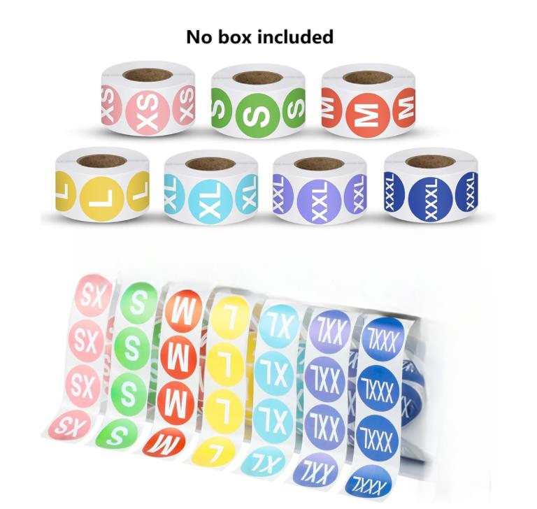 7 rolos de etiquetas adesivas  - Sticker Label Roll avaliação e preço