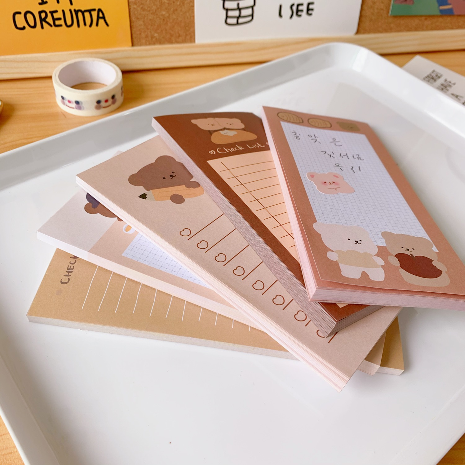 Coreano Biscoito Urso Decorati - Office Stationery Supply List avaliação e preço